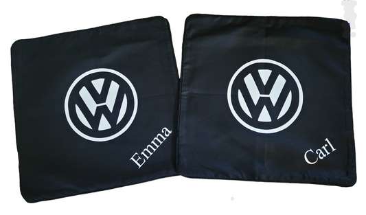 PAIR of VW (Volkswagen) Cushion Covers for Campervan or Motorhome