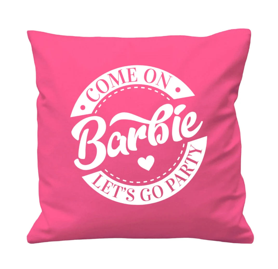 Barbie Cushion Cover - Barbie lets go Party